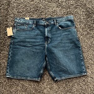 Quiksilver Dark Blue Jean Shorts